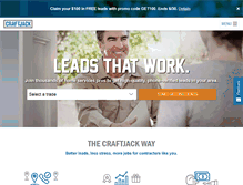Tablet Screenshot of craftjack.com
